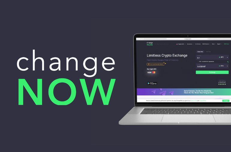 changenow exchange cryptocurrency